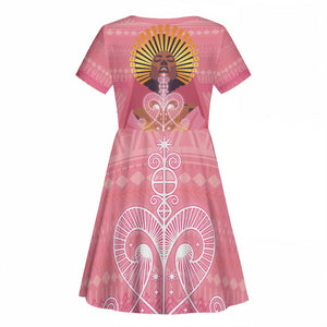 Afro Vodou Erzulie Freda Goddess Kid Short Sleeve Dress