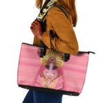 Afro Vodou Erzulie Freda Goddess Leather Tote Bag