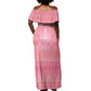Afro Vodou Erzulie Freda Goddess Off Shoulder Maxi Dress