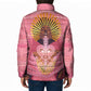 Afro Vodou Erzulie Freda Goddess Padded Jacket