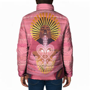 Afro Vodou Erzulie Freda Goddess Padded Jacket