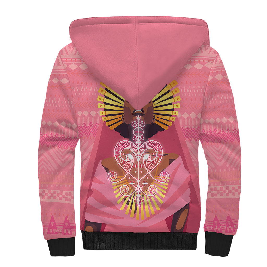 Afro Vodou Erzulie Freda Goddess Sherpa Hoodie