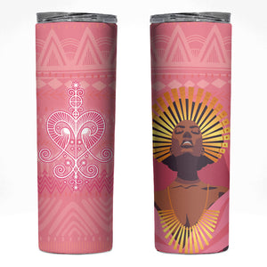 Afro Vodou Erzulie Freda Goddess Skinny Tumbler