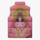 Afro Vodou Erzulie Freda Goddess Sleeveless Puffer Jacket