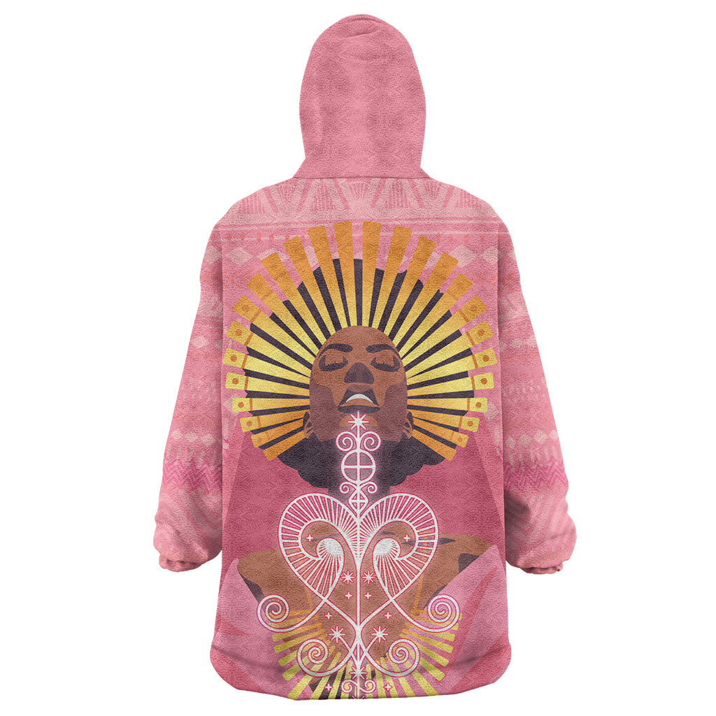 Afro Vodou Erzulie Freda Goddess Wearable Blanket Hoodie