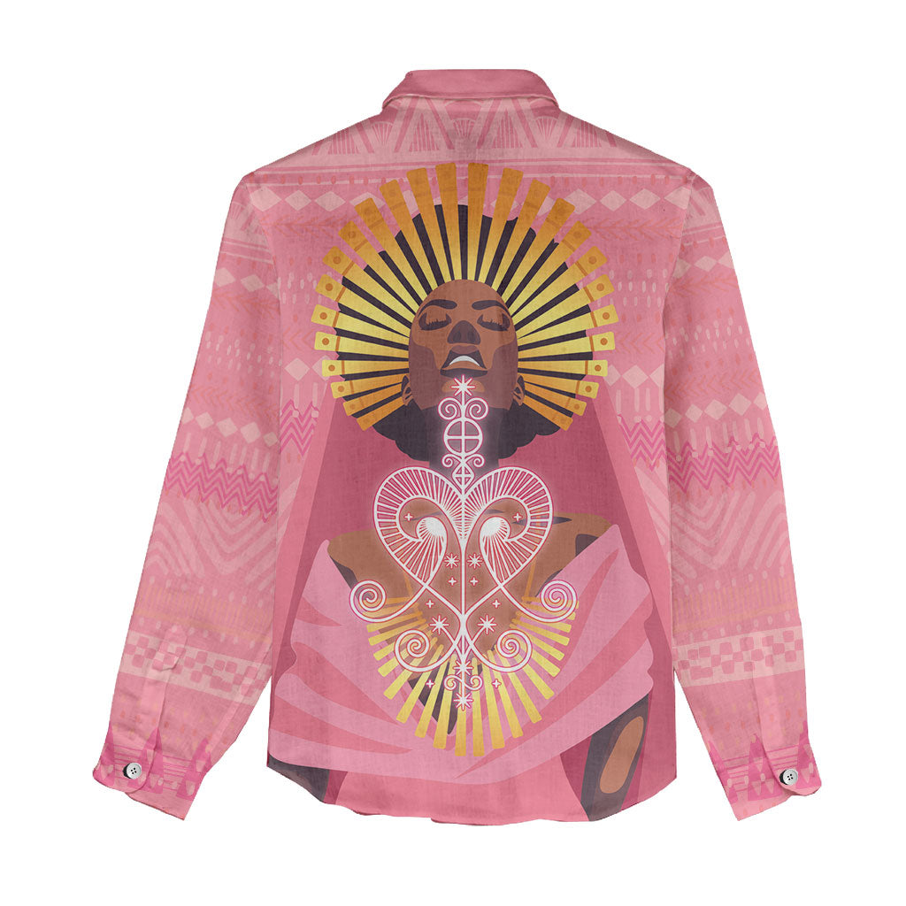 Afro Vodou Erzulie Freda Goddess Women Casual Shirt