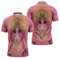 Afro Vodou Erzulie Freda Goddess Zipper Polo Shirt