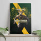 Personalised South Africa Rugby Canvas Wall Art Proud Bokke We Are Champions