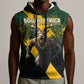 Personalised South Africa Rugby Sleeveless Hoodie Proud Bokke We Are Champions - African Pride