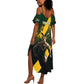 Personalised South Africa Rugby Summer Maxi Dress Proud Bokke We Are Champions