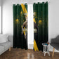 Personalised South Africa Rugby Window Curtain Proud Bokke We Are Champions