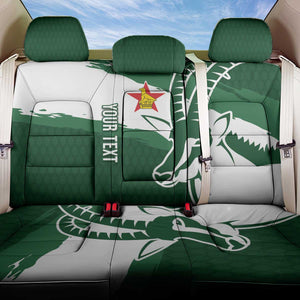 Zimbabwe Rugby Personalized Grunge Back Car Seat Cover Go Sables - African Pride