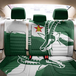 Zimbabwe Rugby Personalized Grunge Back Car Seat Cover Go Sables - African Pride