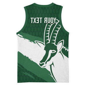 Zimbabwe Rugby Personalized Grunge Basketball Jersey Go Sables - African Pride