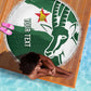 Zimbabwe Rugby Personalized Grunge Beach Blanket Go Sables - African Pride