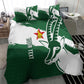 Zimbabwe Rugby Personalized Grunge Bedding Set Go Sables - African Pride