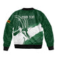 Zimbabwe Rugby Personalized Grunge Bomber Jacket Go Sables - African Pride