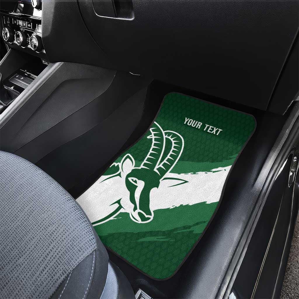 Zimbabwe Rugby Personalized Grunge Car Mats Go Sables - African Pride