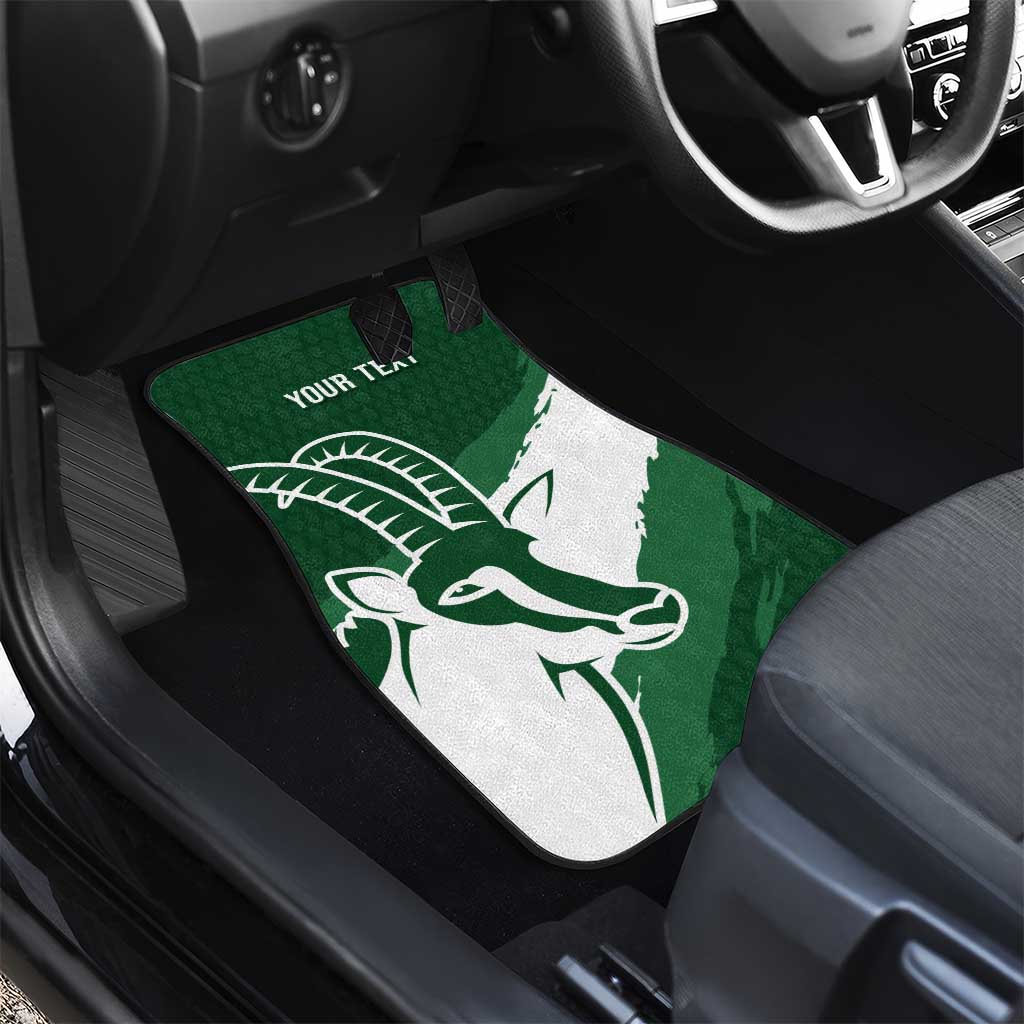 Zimbabwe Rugby Personalized Grunge Car Mats Go Sables - African Pride