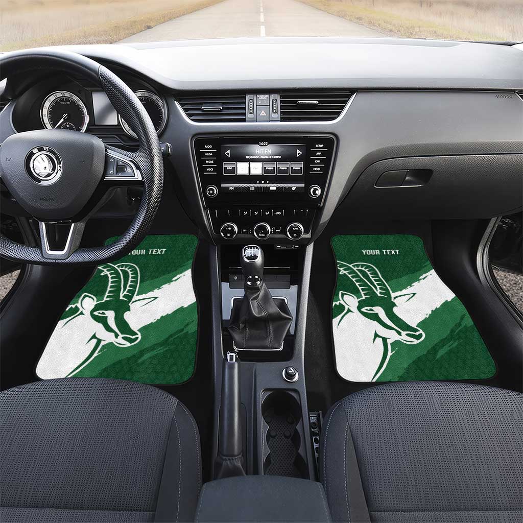 Zimbabwe Rugby Personalized Grunge Car Mats Go Sables - African Pride