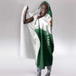 Zimbabwe Rugby Personalized Grunge Hooded Blanket Go Sables - African Pride