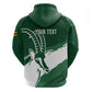 Zimbabwe Rugby Personalized Grunge Hoodie Go Sables - African Pride