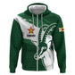 Zimbabwe Rugby Personalized Grunge Hoodie Go Sables - African Pride