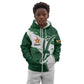 Zimbabwe Rugby Personalized Grunge Kid Hoodie Go Sables - African Pride