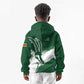 Zimbabwe Rugby Personalized Grunge Kid Hoodie Go Sables - African Pride