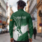 Zimbabwe Rugby Personalized Grunge Long Sleeve Button Shirt Go Sables - African Pride