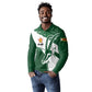 Zimbabwe Rugby Personalized Grunge Long Sleeve Polo Shirt Go Sables - African Pride