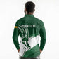 Zimbabwe Rugby Personalized Grunge Long Sleeve Polo Shirt Go Sables - African Pride