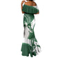 Zimbabwe Rugby Personalized Grunge Mermaid Dress Go Sables - African Pride