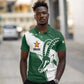 Zimbabwe Rugby Personalized Grunge Polo Shirt Go Sables - African Pride