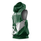 Zimbabwe Rugby Personalized Grunge Sleeveless Hoodie Go Sables - African Pride