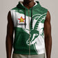 Zimbabwe Rugby Personalized Grunge Sleeveless Zip Hoodie Go Sables - African Pride