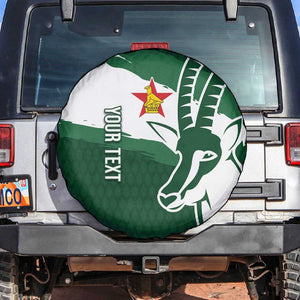 Zimbabwe Rugby Personalized Grunge Spare Tire Cover Go Sables - African Pride