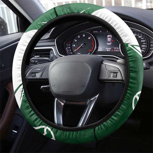 Zimbabwe Rugby Grunge Steering Wheel Cover Go Sables - African Pride
