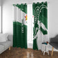 Zimbabwe Rugby Personalized Grunge Window Curtain Go Sables - African Pride