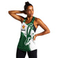 Zimbabwe Rugby Personalized Grunge Women Racerback Tank Go Sables - African Pride