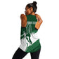 Zimbabwe Rugby Personalized Grunge Women Racerback Tank Go Sables - African Pride