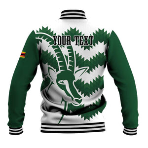 Zimbabwe Rugby The Sables Personalized Baseball Jacket Retro Jersey Inspired - African Pride