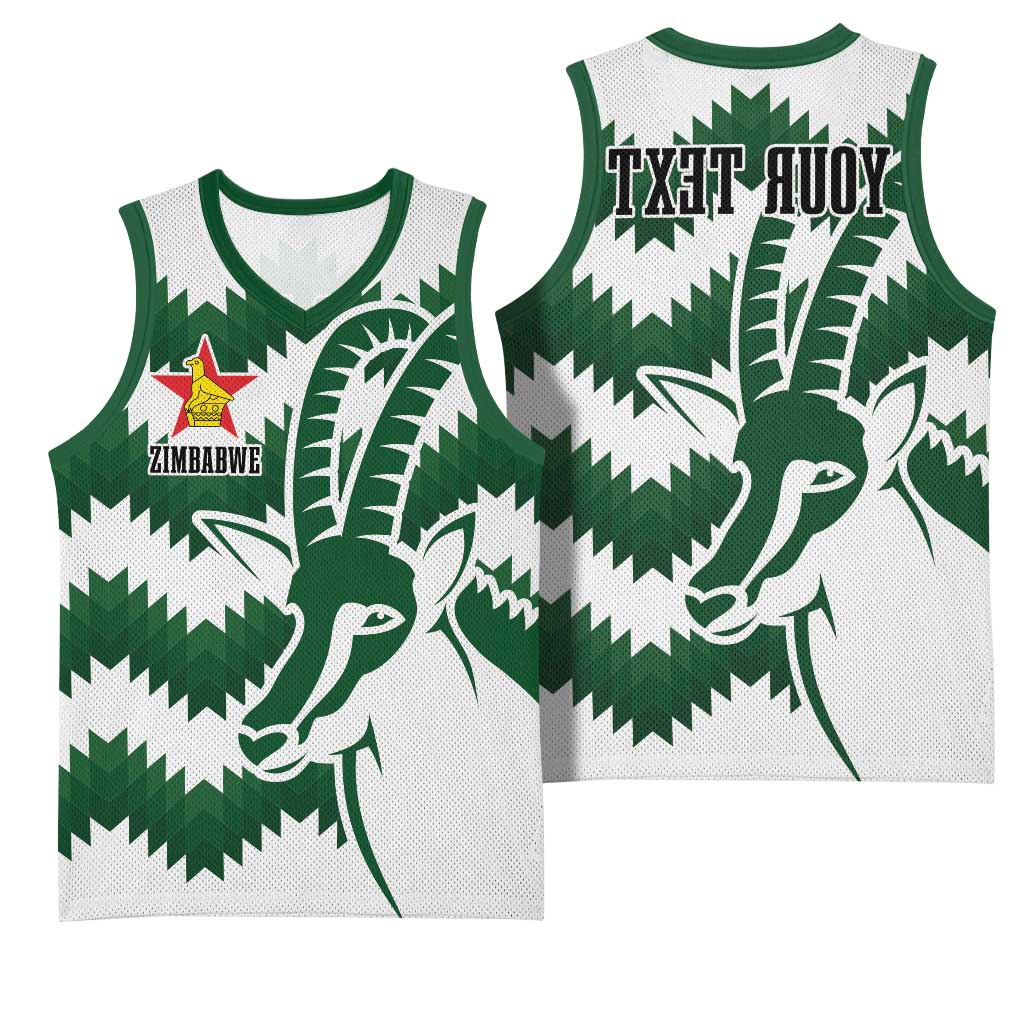Zimbabwe Rugby The Sables Personalized Basketball Jersey Retro Jersey Inspired - African Pride
