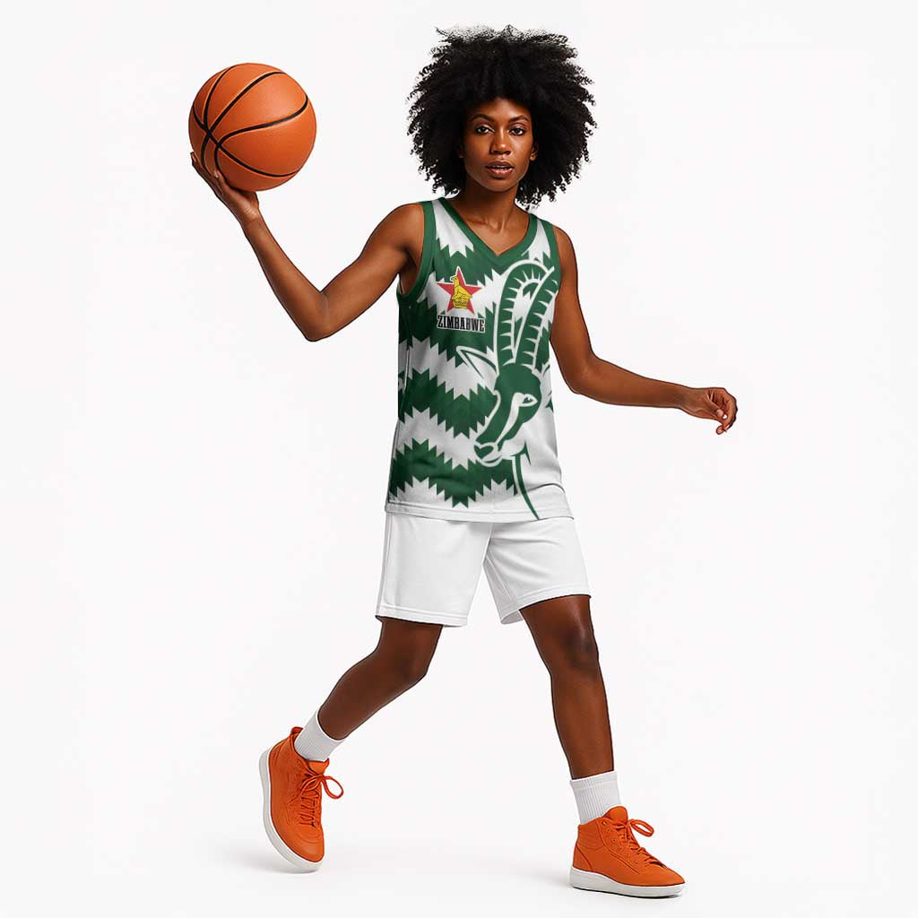 Zimbabwe Rugby The Sables Personalized Basketball Jersey Retro Jersey Inspired - African Pride