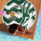 Zimbabwe Rugby The Sables Personalized Beach Blanket Retro Jersey Inspired - African Pride