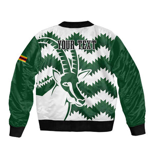 Zimbabwe Rugby The Sables Personalized Bomber Jacket Retro Jersey Inspired - African Pride