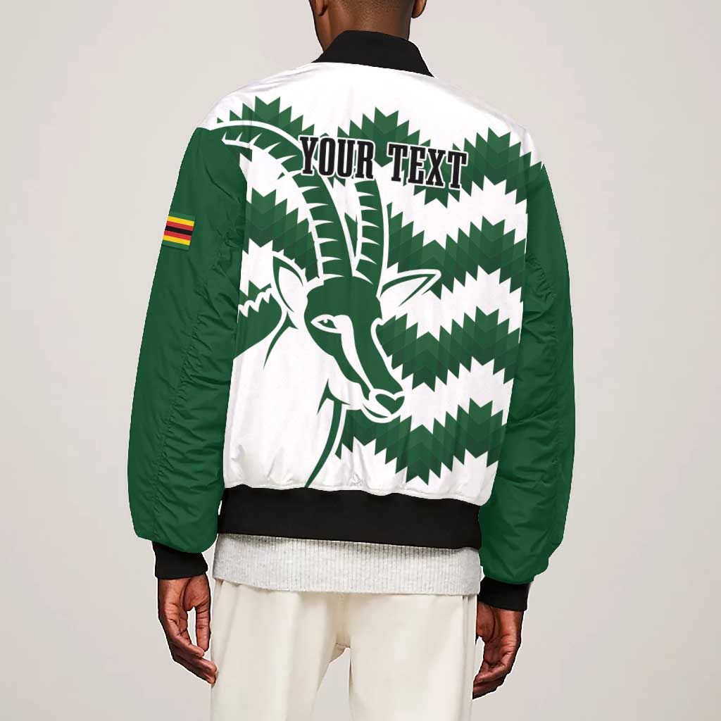 Zimbabwe Rugby The Sables Personalized Bomber Jacket Retro Jersey Inspired - African Pride