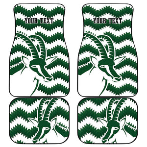 Zimbabwe Rugby The Sables Personalized Car Mats Retro Jersey Inspired - African Pride