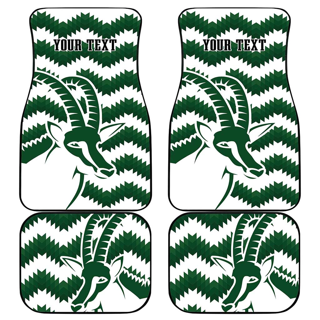 Zimbabwe Rugby The Sables Personalized Car Mats Retro Jersey Inspired - African Pride