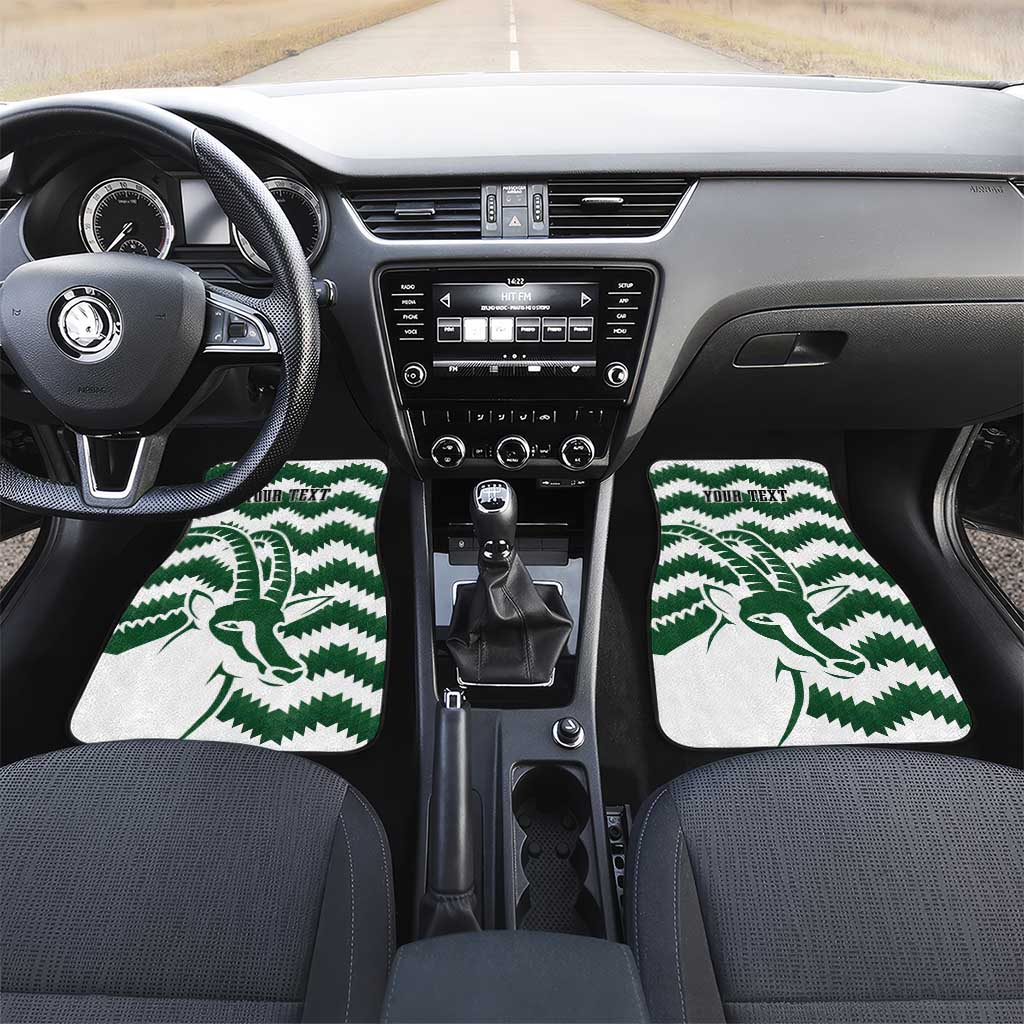 Zimbabwe Rugby The Sables Personalized Car Mats Retro Jersey Inspired - African Pride